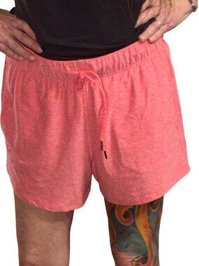 Sz.L (12-14)*Athletic Works*Orange/Coral Shorts--Drawstring/Elastic Waist